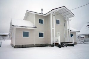 Каркасный зимний дом под ключ в Самаре